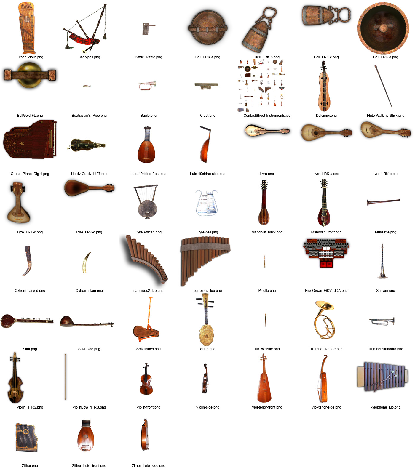 Итальянские инструменты музыкальные с названием